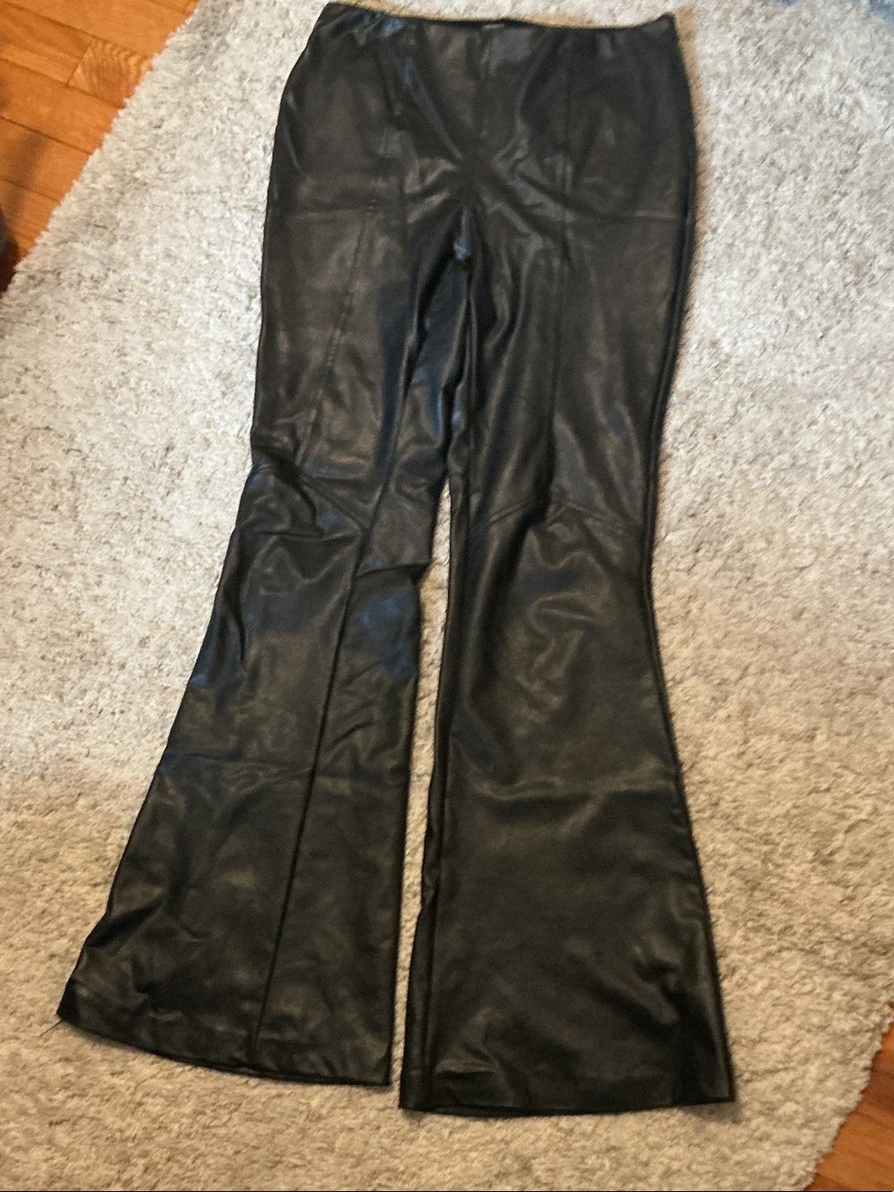 Forever 21 Black Faux Leather Pants